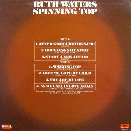 Ruth Waters : Spinning Top (LP, Album)