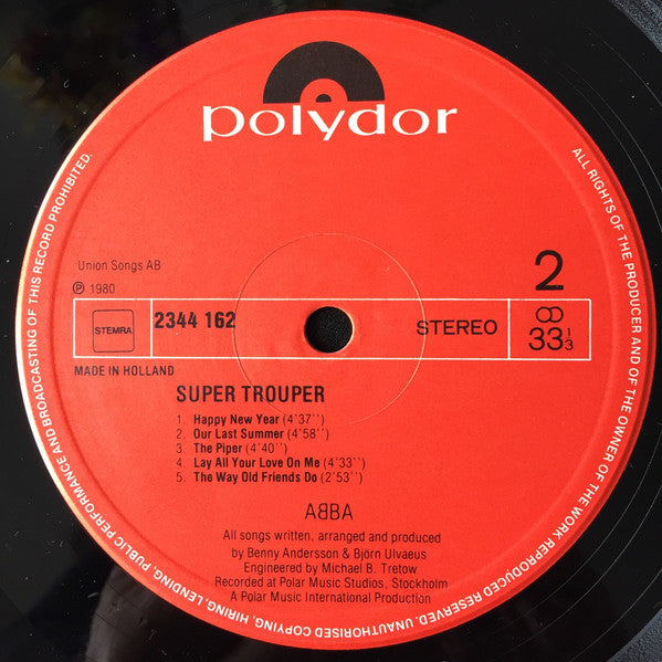 ABBA : Super Trouper (LP, Album, M/Print)