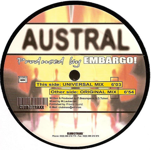 Austral : Flash (12")