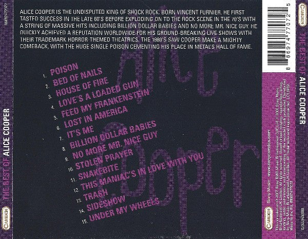 Alice Cooper (2) : The Best Of Alice Cooper (CD, Comp)