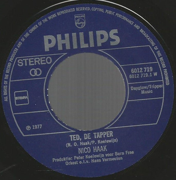 Nico Haak : Ted De Tapper (7", Single)