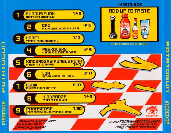 Various : Potatogun (Russian Psy-Trance) (CD, Comp)