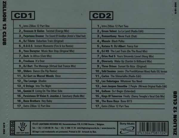 Various : Zillion 12 Club Edition (2xCD, Comp)