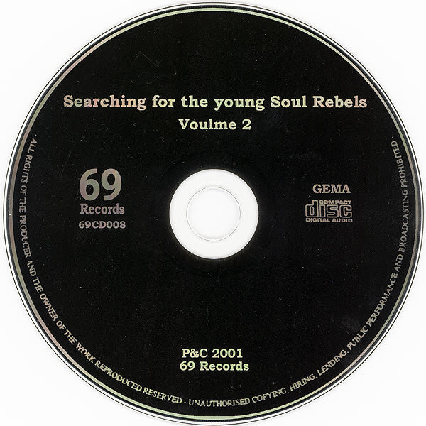 Various : Searching For The Young Soul Rebels Vol. 2 (The Amazing Adventures Of Apollo 69) (CD, Comp)