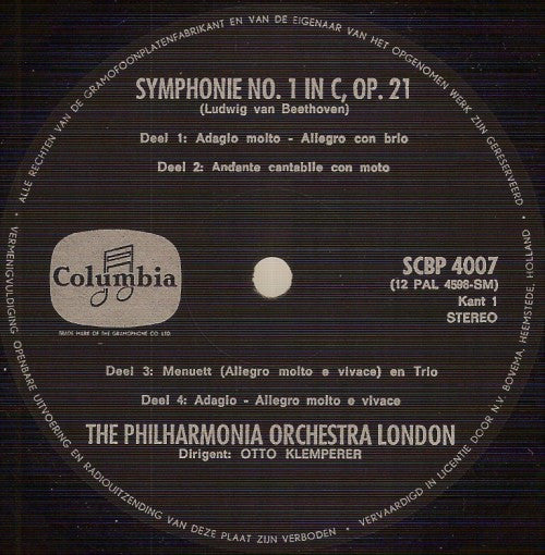 Ludwig Van Beethoven - Philharmonia Orchestra / Otto Klemperer : De Negen Symphonieën (8xLP + Box, Comp, Club)