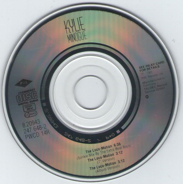 Kylie Minogue : The Loco-Motion Remix EP (CD, Mini, EP)