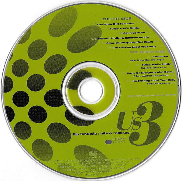 Us3 : Flip Fantasia: Hits & Remixes (CD, Comp)