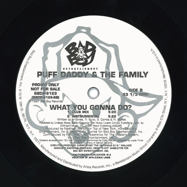 Puff Daddy & The Family : Young G's / What You Gonna Do? (12", Promo)