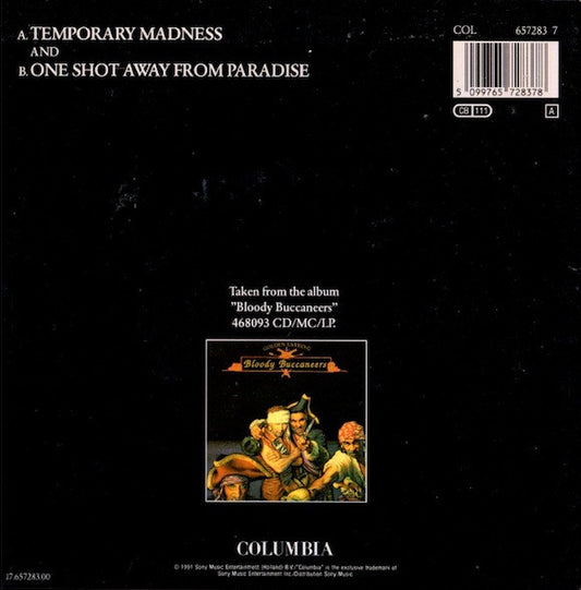 Golden Earring : Temporary Madness (7", Single)