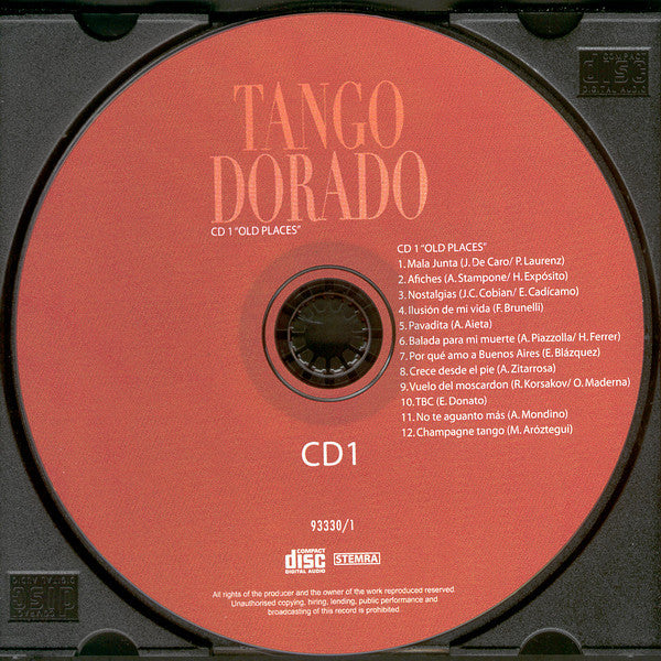 Tango Dorado Featuring Sandra Rumolino : Old Places And New Grounds (2xCD, Album)