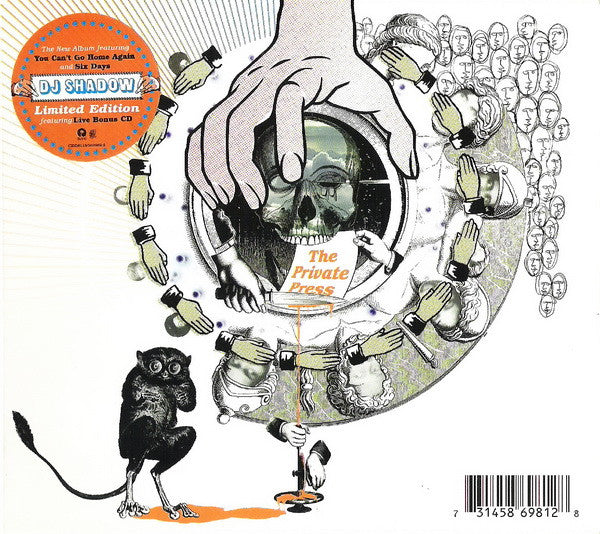DJ Shadow : The Private Press (CD, Album, Ltd + CD, Mixed)