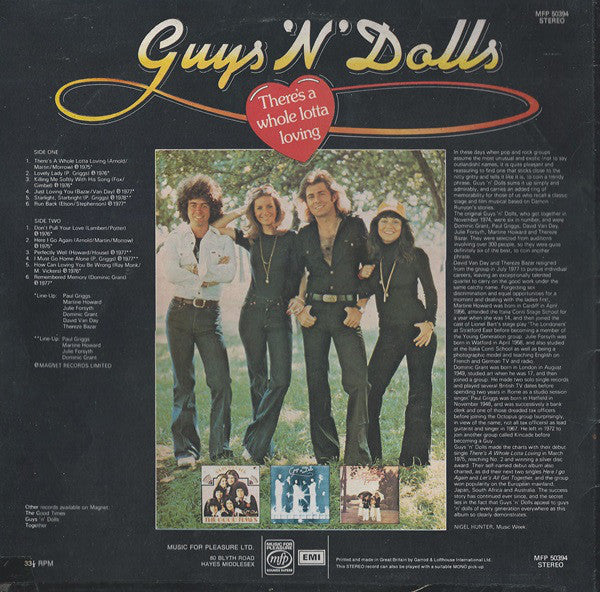 Guys 'n Dolls : There's A Whole Lotta Loving (LP, Comp)