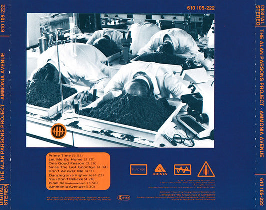 The Alan Parsons Project : Ammonia Avenue (CD, Album)