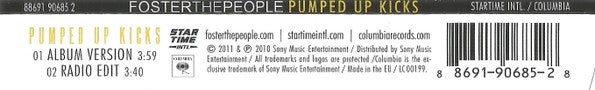 Foster The People : Pumped Up Kicks (CD, Single)