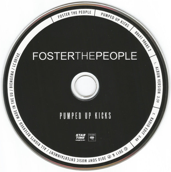 Foster The People : Pumped Up Kicks (CD, Single)