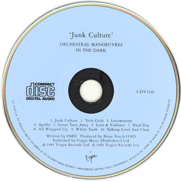 Orchestral Manoeuvres In The Dark : Junk Culture (CD, Album)