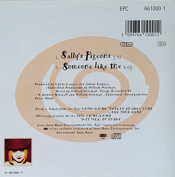 Cyndi Lauper : Sally's Pigeons (CD, Single, Car)