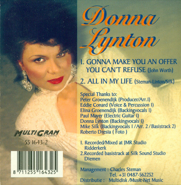 Donna Lynton : Gonna Make You An Offer You Can't Refuse (CD, Single, Car)