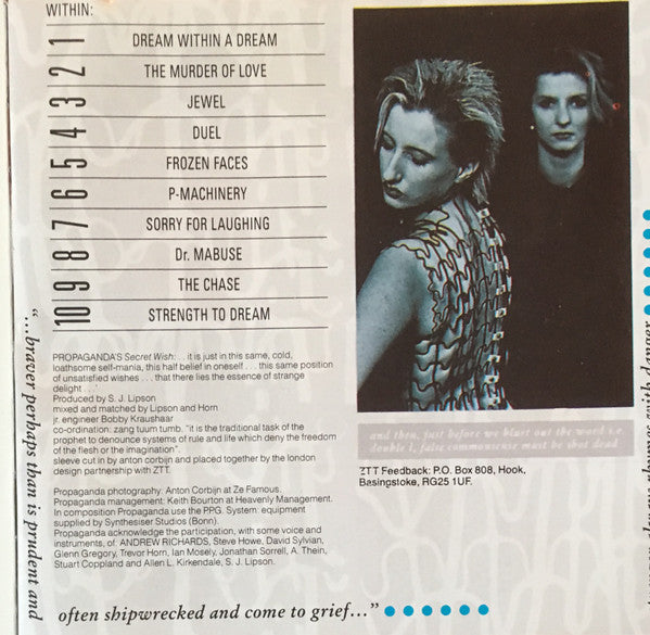 Propaganda : A Secret Wish (CD, Album, RE)