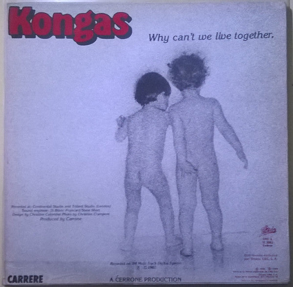 Kongas : Why Can't We Live Together (12", Maxi)