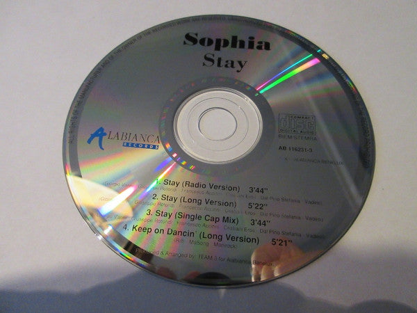 Sophia : Stay (CD, Maxi)