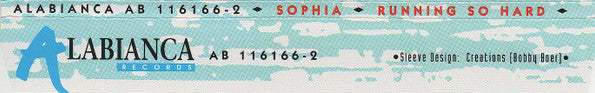 Sophia : Running So Hard (CD, Maxi)