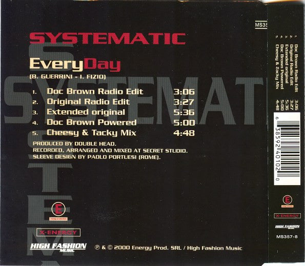 Systematic : Everyday (CD, Maxi)