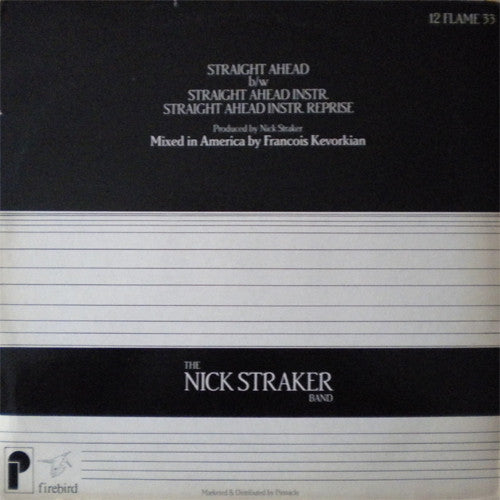 Nick Straker Band : Straight Ahead (12")