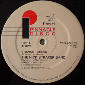 Nick Straker Band : Straight Ahead (12")