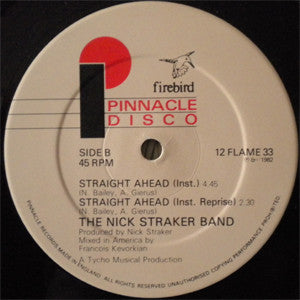 Nick Straker Band : Straight Ahead (12")
