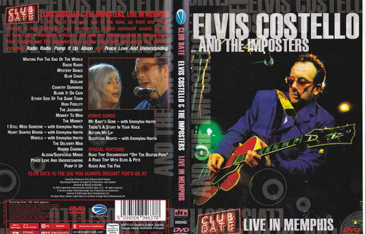 Elvis Costello & The Imposters : Live In Memphis (DVD-V, PAL, Reg)