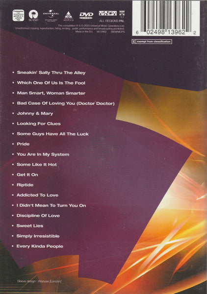 Robert Palmer : Addictions The DVD (DVD-V, PAL)