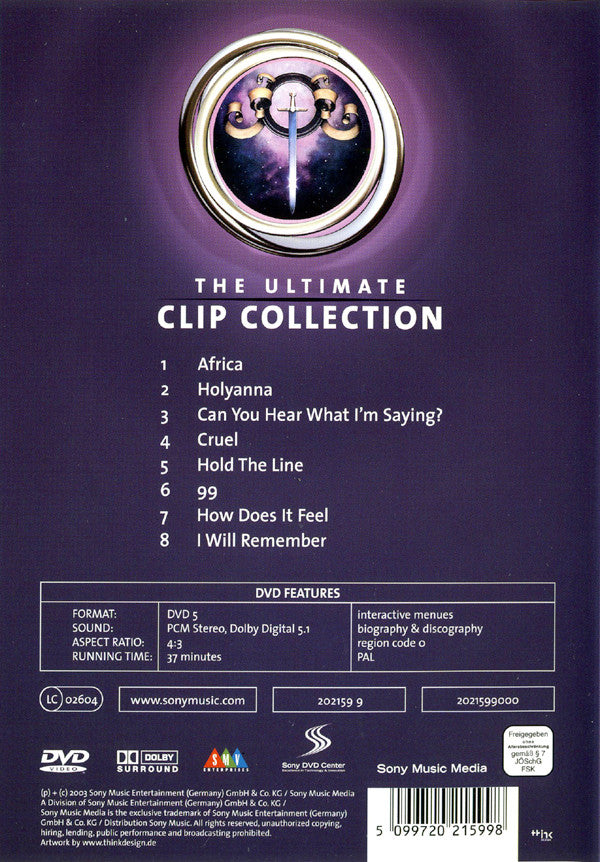 Toto : The Ultimate Clip Collection (DVD-V, PAL)