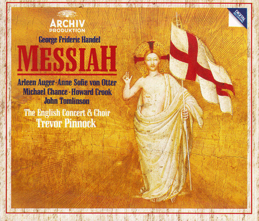 Georg Friedrich Händel - Arleen Auger · Anne Sofie von Otter · Michael Chance · Howard Crook · John Tomlinson (2) · The English Concert & The English Concert Choir · Trevor Pinnock : Messiah (2xCD, Album)