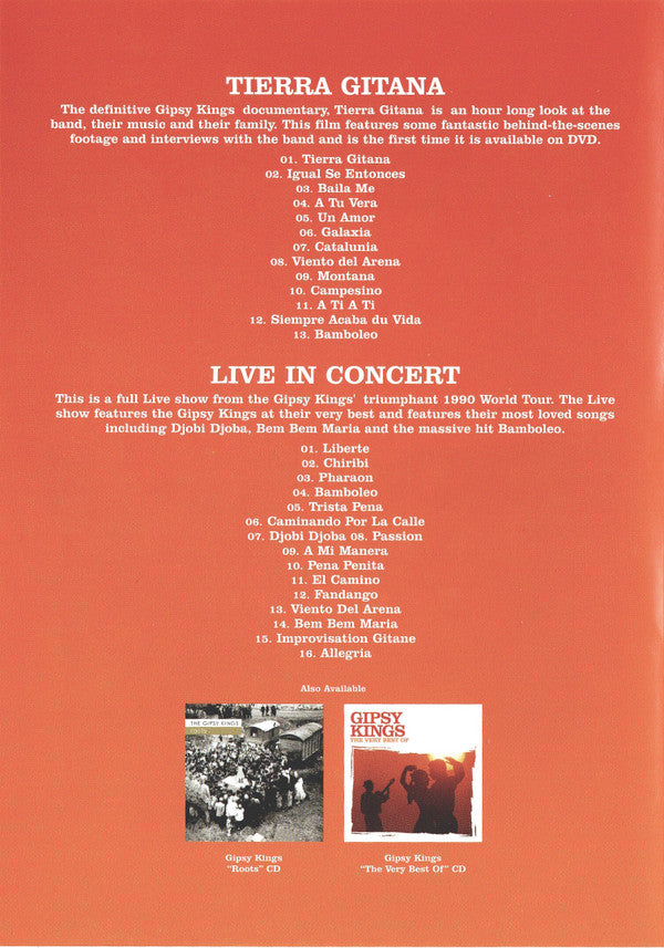 Gipsy Kings : Tierra Gitana & Live In Concert (DVD-V, PAL, Reg)