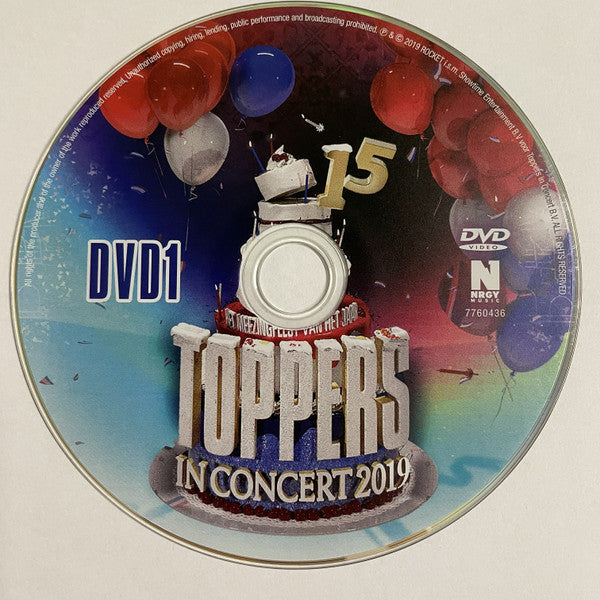 Toppers, Gerard*, Jeroen*, Rene*, Jan* : Toppers In Concert 2019 - Happy Birthday Party - 15 Jarig Jubileum - 'The Best Of' Jubileum Editie (2xDVD-V, PAL, 16:)
