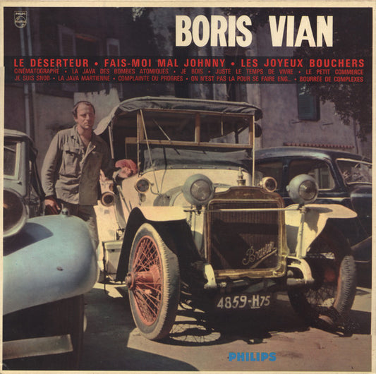 Boris Vian : Boris Vian (LP, Album, RE)