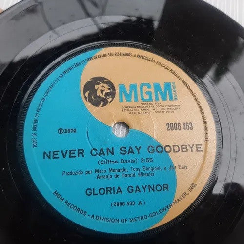 Gloria Gaynor : Never Can Say Goodbye (7", Single)