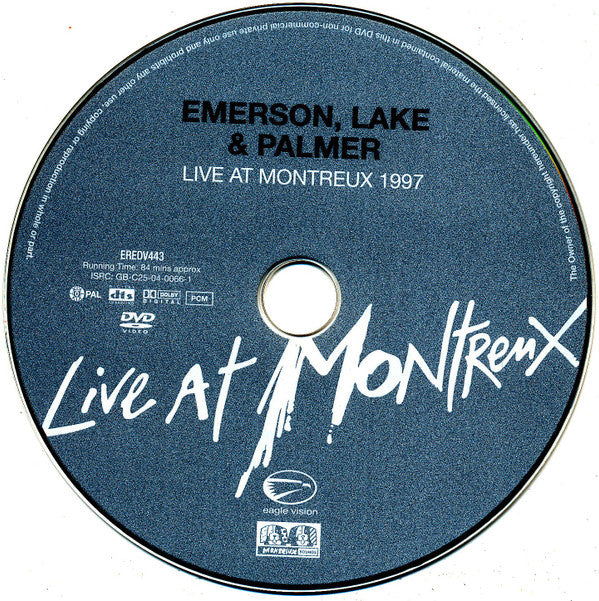 Emerson, Lake & Palmer : Live At Montreux 1997 (DVD-V, Multichannel, PAL)