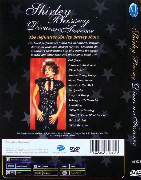 Shirley Bassey : Divas Are Forever (DVD-V, PAL)