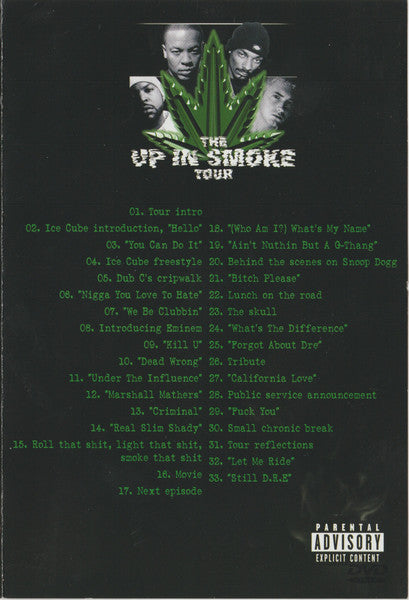 Various : The Up In Smoke Tour (DVD-V, PAL)