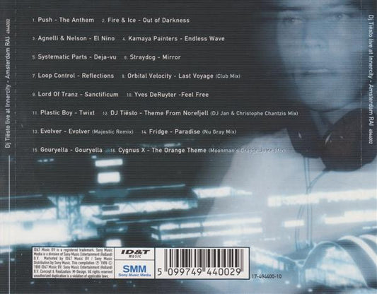 DJ Tiësto : Live At Innercity - Amsterdam RAI (CD, Mixed)