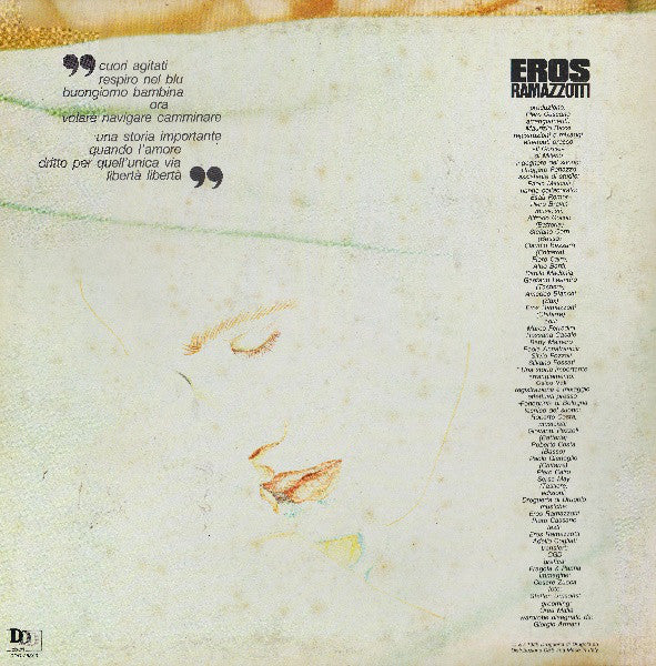 Eros Ramazzotti : Cuori Agitati (LP, Album)