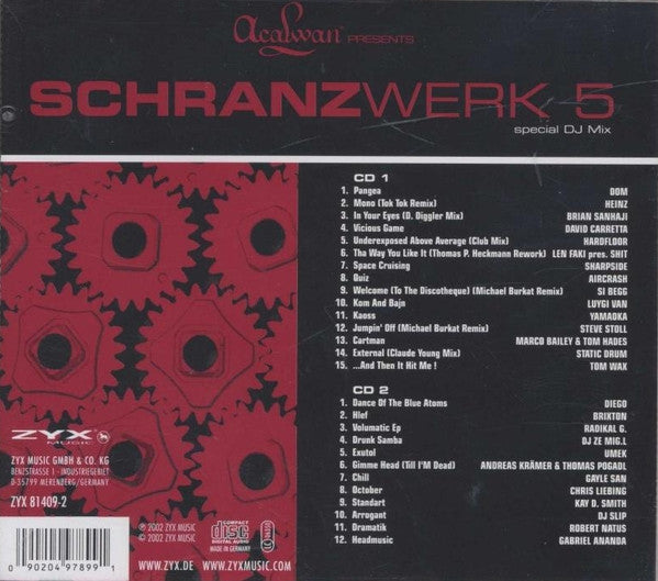 Various : Schranzwerk 5 (2xCD, Comp, Mixed)