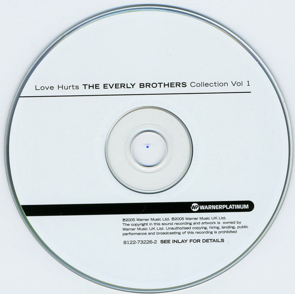 Everly Brothers : Love Hurts - The Everly Brothers Collection Volume 1 (CD, Comp)