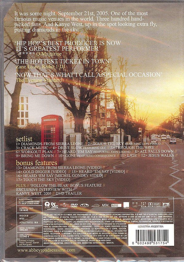 Kanye West : Late Orchestration (DVD-V, Album, Multichannel, NTSC)
