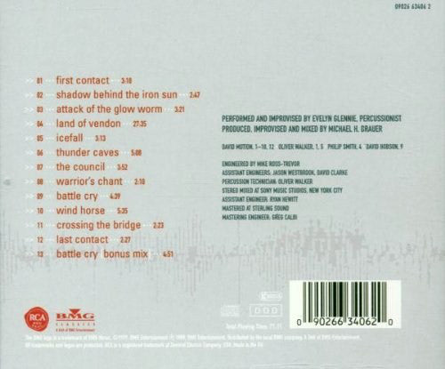 Evelyn Glennie : Shadow Behind The Iron Sun (CD, Album)