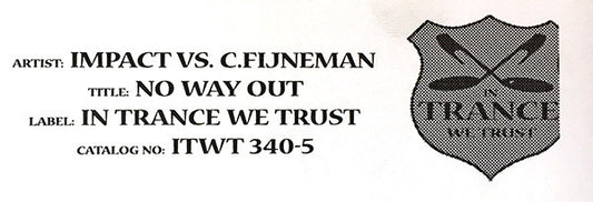 Impact vs. Cor Fijneman : No Way Out (12", Promo)