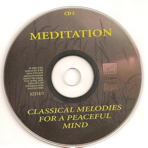 Various : Meditation - Classical Melodies For A Peaceful Mind (2xCD, Comp)