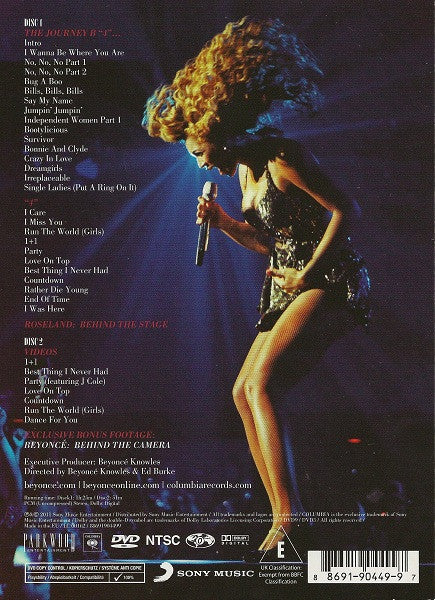 Beyoncé : Live At Roseland: Elements Of 4 (2xDVD-V, Copy Prot., NTSC, Reg)